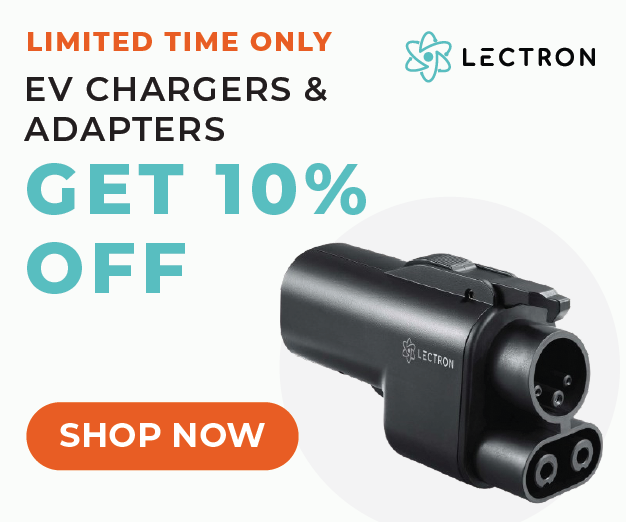 EV chargers and adapters discount banner